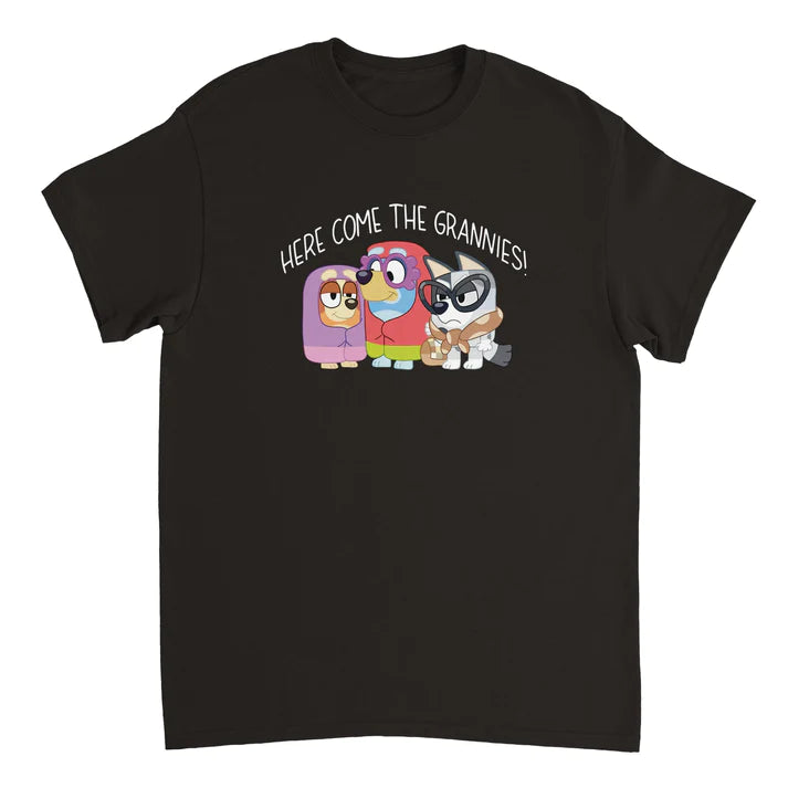 Unisex Black Printed T-shirt
