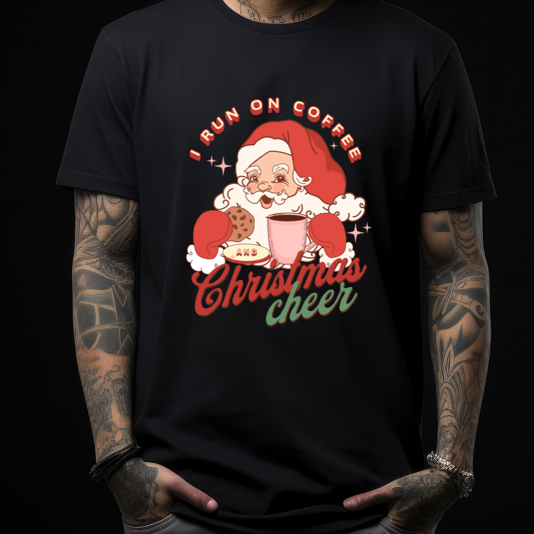 Coffee is Christmas Cheer Santa - Adult